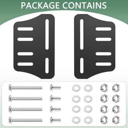 Linone 2PCS Heavy Duty Bed Frame Adapter/Connector Plate