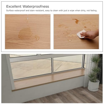 Wood Grain Contact Paper Peel and Stick Wallpaper Self Adhesive Wall Paper for Furniture Countertop Drawer Shelf Liner Cabinet Waterproof Easy to Clean 17.7" X 196" - color: Teak, size: 17.7"W x 196"L