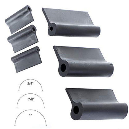 14Pcs Flexible Rubber Polishing Pad, Rubber Sanding Grips for Convex & Concave Profiles, Contour Detail Sanding Grip Pad for Woodworking, Automotive Refinishing & Crafts(Black)