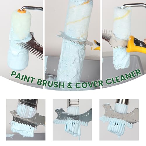 VOOMEY 5-in-1 Paint Brush Comb & 12-in-1 Painter Tool Scraper