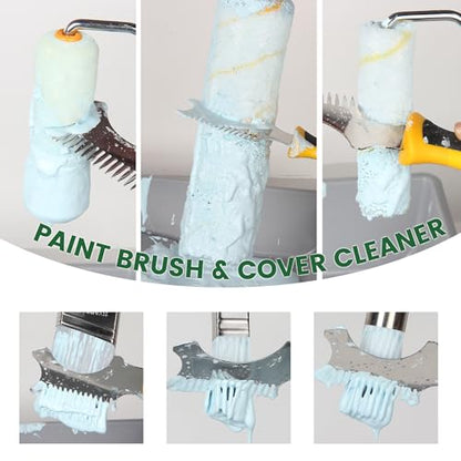 VOOMEY 5-in-1 Paint Brush Comb & 12-in-1 Painter Tool Scraper