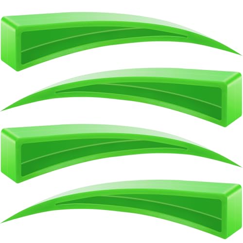 4 Pieces Car Window Curved Dent Repair Kit Window Guard and Wedge (Green) - color: Green