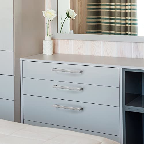 Ravinte Brushed Nickel Kitchen Square Cabinet Handles 7-1/2 Inch 5 Pack - color: Brushed Nickel