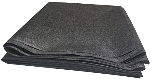 3 yds. X 63 ins. Upholstery Dust Cover Fabric Replacement, Non-Woven Black Cambric Fabric for Under Cloth of Couches, Recliners, Loveseats, Chairs, Sofas or Mattresses Bottom Cover - size: 10 Inches