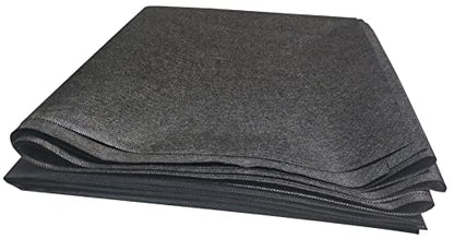 3 yds. X 63 ins. Upholstery Dust Cover Fabric Replacement, Non-Woven Black Cambric Fabric for Under Cloth of Couches, Recliners, Loveseats, Chairs, Sofas or Mattresses Bottom Cover - size: 10 Inches