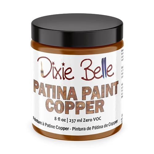 Dixie Belle Paint Company Patina Paint - Copper (8oz) - color: Copper, size: 8 Fl Oz (Pack of 1)