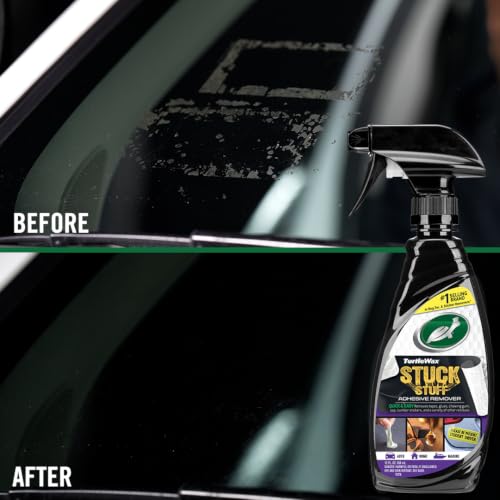 Turtle Wax Stuck Stuff – 12oz Adhesive Remover Trigger Spray for Stickers, Decals, Tape & More
