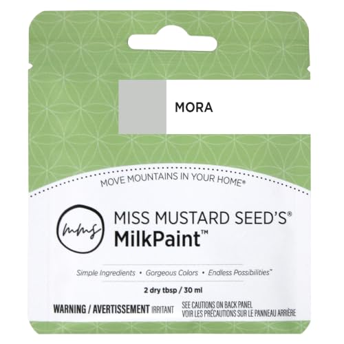 Miss Mustard Seed's Milk Paint for Furniture, Cabinets & Wood, Mora, Sample - color: Mora, size: 1 Ounce (Pack of 1)