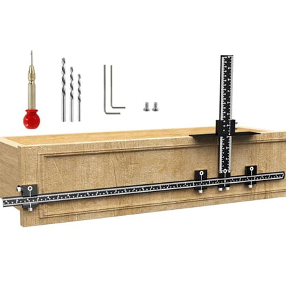 Extended Cabinet Hardware Jig Kit, 32-inch & 16-inch Detachable MAX