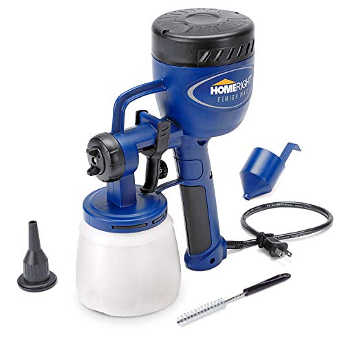HomeRight C800766, C900076 Finish Max Paint Sprayer HVLP Electric Spray Gun, 1 Nozzle Sprays All, Superior Brass Tip, 3 Spray Patterns - size: Finish Max
