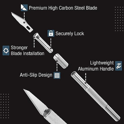 Mr. Pen- Craft Knife, 33 Pcs, Precision Knife, Craft Cutting Tools