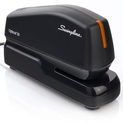 Swingline Electric Stapler, 30 Sheet Capacity, Optima 30, Black (42150) (Pack of 3) - size: 30 sheets (Pack of 3), style: Stapler