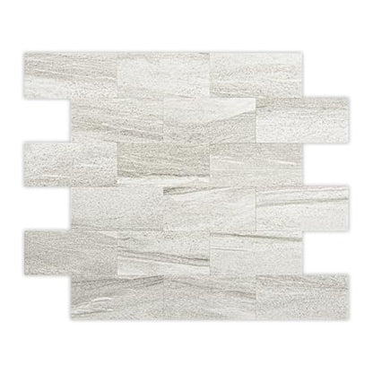 Art3d Peel and Stick Backsplash, Stick on Wall Tile, 10-Pack, Biege Marble - color: Biege Marble