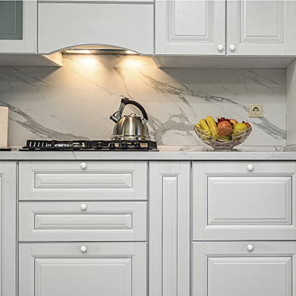 Brushed Nickel Cabinet Knobs 1.1 in Hexagon 15 Pack Solid Kitchen Hardware - color: Brushed Nickel