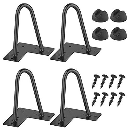 EconoHome Metal Hairpin Legs 6 inch - Modern Table & Desk Legs for DIY Projects - size: 6 Inch