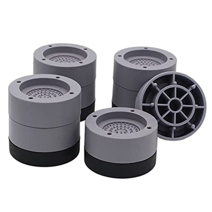 Furniture Risers 2 inch (Set of 4) Round Bed Risers Heavy Duty - color: Grey-4 Pack, size: two layers (2.3 inch)