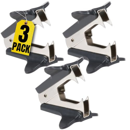 1InTheOffice Claw Staple Remover, 3 Pack "