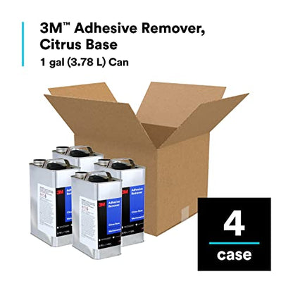 3M Adhesive Remover, 1 Gallon Can, Citrus Oil-Based