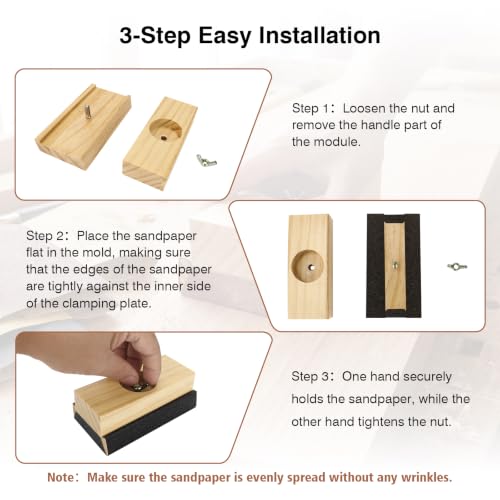 Hand Sanding Block Auto Body, Handmade Sandpaper Sanding Block