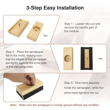 Hand Sanding Block Auto Body, Handmade Sandpaper Sanding Block