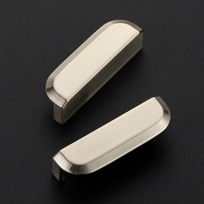 Ravinte Cabinet Pulls Cabinet Handles 2-1/2 Inch Brushed Nickel 10 Pack - color: Brushed Nickel, size: 2-1/2 Inch Hole Center