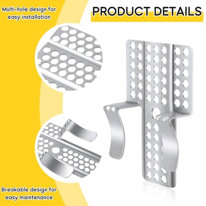 Drywall Repair Clips 12 Pcs with Screws Stainless 1/2 Inch