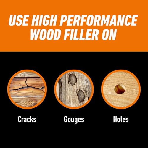 Gorilla All Purpose Wood Filler Kit, with Putty Knife and Sanding Block (Pack of 2) - size: 8 oz Kit (2-Pack)