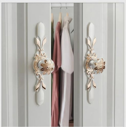 10 Pack 1.16 Inch Two Tone Silver Gold Cabinet Knobs with Backplate - color: Gold Silver Standard