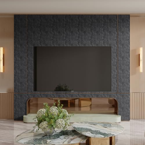 Yutianli 3D Wall Panel Peel and Stick Soundproof Foam Linen Wall Cloth Dark Grey 16.7"x118" Self-Adhesive Decorative Wallpaper Anti-Collision Wall Padding - color: Dark Gray