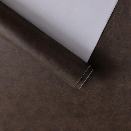 Faux Leather Vinyl Upholstery Fabric by The Yard 1.3mm Thick 55" x 180" - color: Cocoa, size: 5 Yards