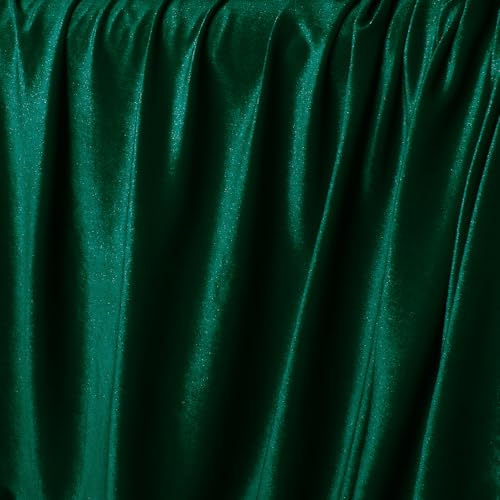 1 Yard Stretch Velvet Fabric, Hunter Green, 60 Inch Wide - color: Hunter Green, size: 1Yard