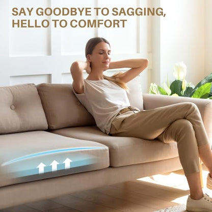 Couch Cushion Support for Sagging Cushions, 22''x22''x2 40D&35D