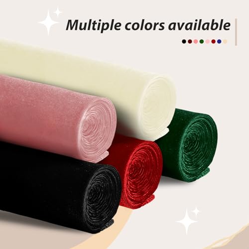 KKJIAF 1 Yard Dusty Rose Stretch Velvet Fabric 60" Wide for DIY Crafts - color: Dusty Rose, size: 1 Yard