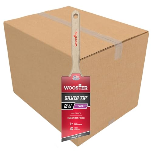 1032‐Pack of 2‐1/2" Wooster 5221 Silver Tip CT Polyester Angle Sash Paint Brush - size: 2 1/2" (Pack of 1032)