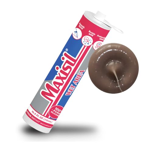 Maxisil Wet Area Silicone Sealant 310ml - A60 Mocha - color: A60 Mocha