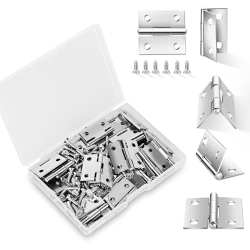 Mini Hinges Miniature Folding Butt Hinges Small Cabinet Folding Craft Hinge