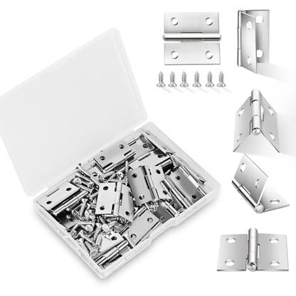 Mini Hinges Miniature Folding Butt Hinges Small Cabinet Folding Craft Hinge