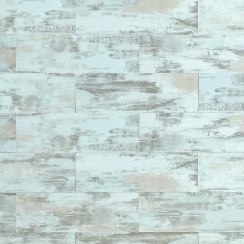 BeNice Peel and Stick Backsplash Subway Tile California Blue 16pcs - color: California Blue