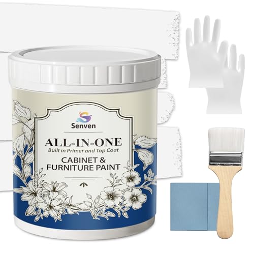 White Paint 150ml Acrylic Paints for Furniture,Cabinets,Woods,Metal, Walls, Multi Surface Paints White Touch Up Paint Built in Primer and Top Coat Acrylic Water Based Non Toxic Fast Drying