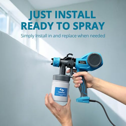 TILSWALL Water-Based Paint, White Pint, No Dilution Needed, Spray Ready - color: White