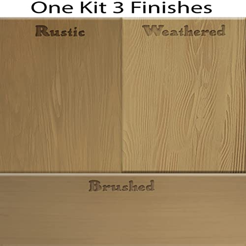 Retique It Liquid Wood Countertop Kit with Wood Gel Stain - Genuine Wood Finished countertops (42 oz (All Countertops), 34 Barn Wood) - color: 34 Barn Wood, size: 42 oz (All Countertops)