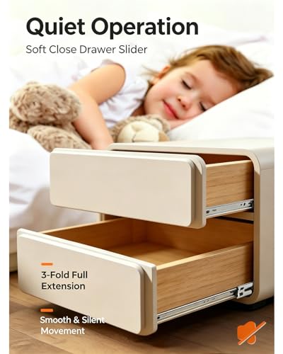 Gobrico 16 inch Drawer Slides 10 Pair，Soft Close Drawer Slides 3 Fold, Cabinet Drawer Slides Full Extension Drawer Hardware, Heavy Duty Hydraulic Self Close Rails, Side Mount Ball Bearing Tracks - size: 16inch Drawer Slides