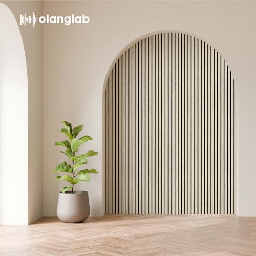 Olanglab Wood Panels for Wall 4Pack 94.5"x12.6" Rustic Oak - color: Rustic Oak