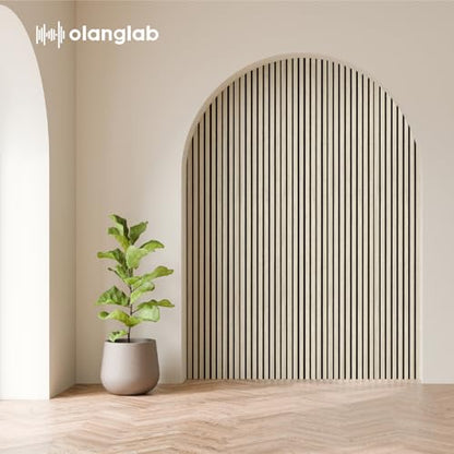 Olanglab Wood Panels for Wall 4Pack 94.5"x12.6" Rustic Oak - color: Rustic Oak