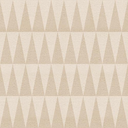 Chunlei Peel and Stick Wallpaper, Beige Geometric Triangle Pattern, Waterproof Vinyl, 236in x 17.7in, Removable Reusable, Eco-Friendly, for Bedroom Living Room Rental Apartment - color: Beige01, size: 17.7" x 236.2"