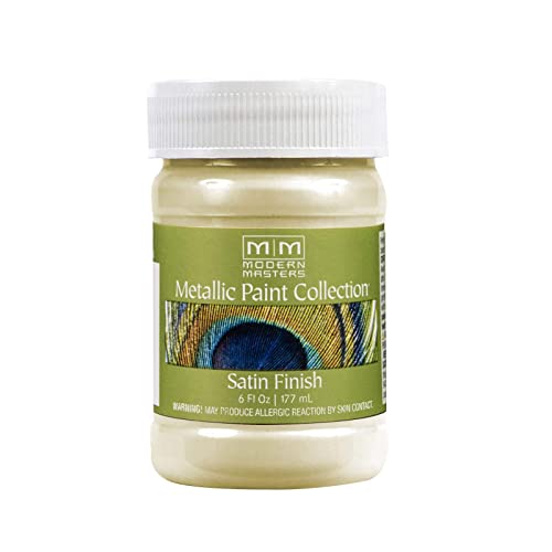 Modern Masters Satin Flash Gold Metallic Paint - color: Satin Flash Gold, size: 6 Fl Oz (Pack of 1)