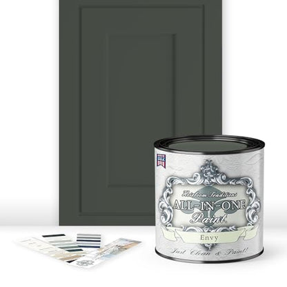 ALL-IN-ONE Paint 2 Quart Cabinet Paint Bundle - Envy - color: Envy