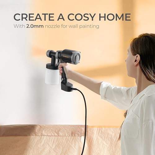 Tilswall Paint Sprayer Dreamer400 Ultra-Light Spray Gun for Painting Black - color: Black