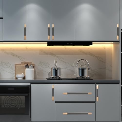 12 Pack 3 3/4 Inch 96 mm Bronze and Black Barrel Cabinet Pulls Cupboard Aluminum Handles Drawer Pull Cabinet Handles - color: Bronze and Black, size: 3 3/4 Inch