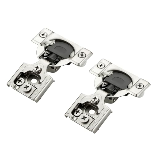 Soft Close Hinges for Kitchen Cabinet Hinges, 3/8 Inch Overlay, 20 Pack - size: 3/8 inch Overlay